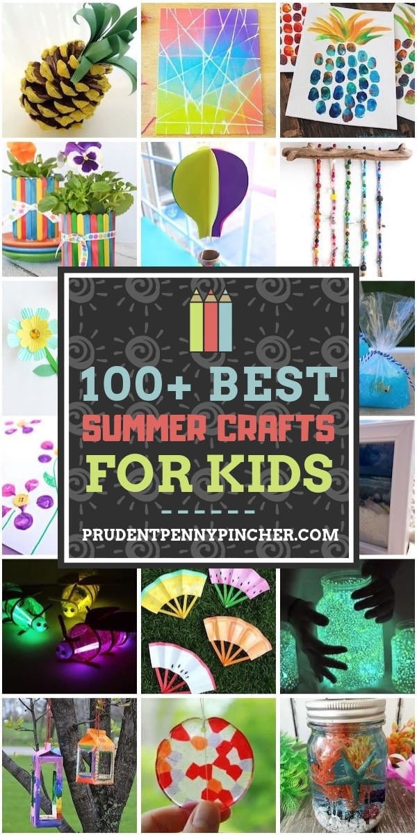100 Best Summer Crafts for Kids - Prudent Penny Pincher